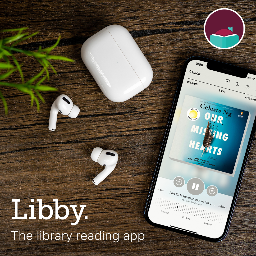 Advertisement for Libby by Overdrive